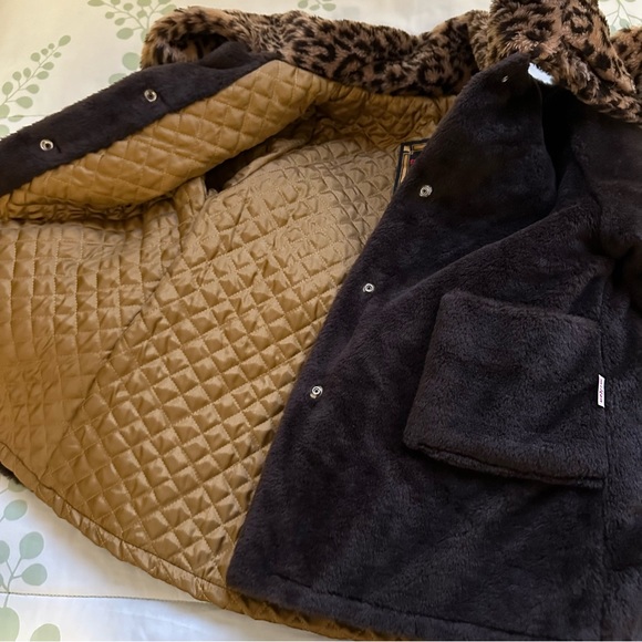 VINTAGE MILTON FAUX FUR BROWN COAT + HAT - Picture 6 of 9